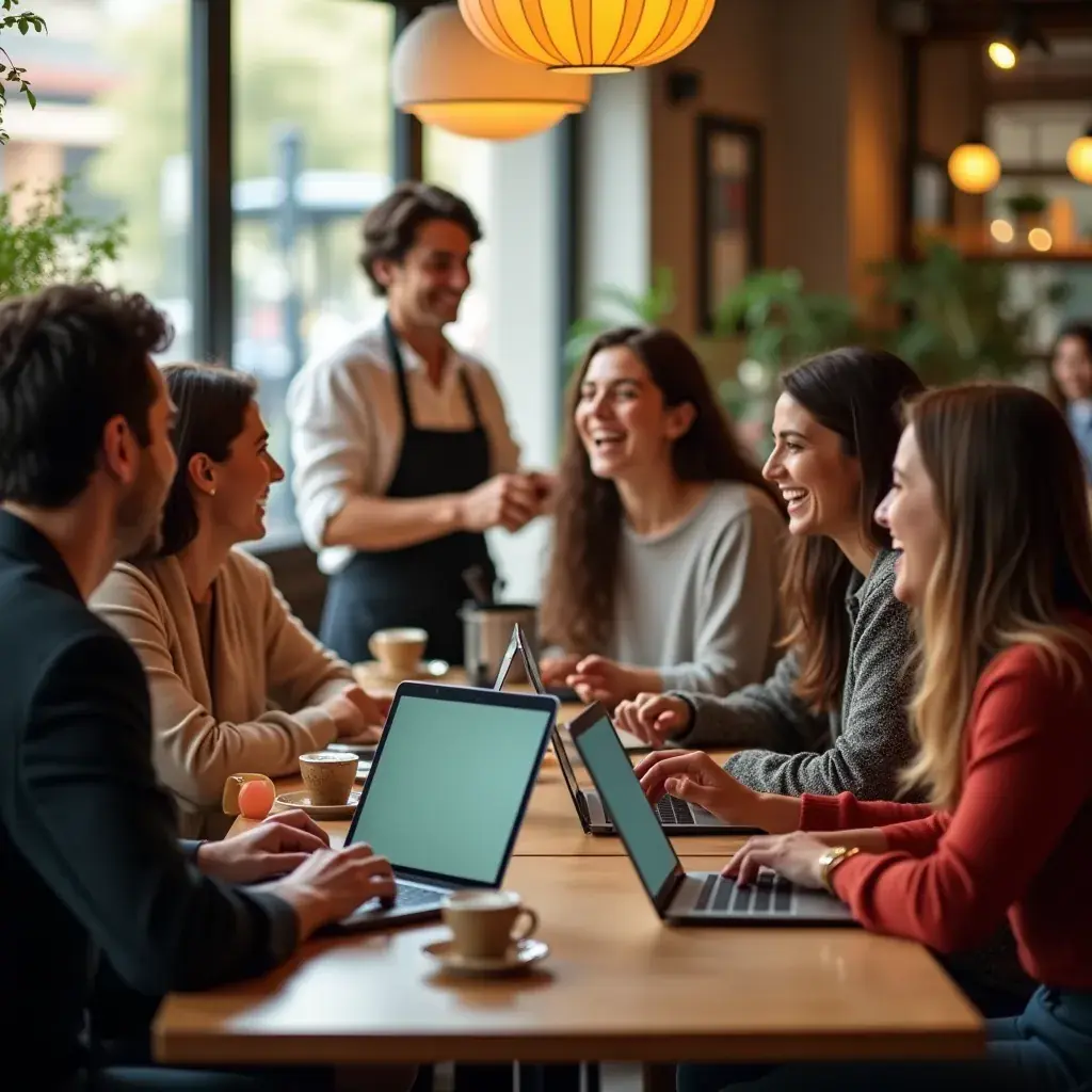 Modern office environment